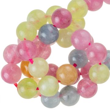Malaysia Jade Kwarts Kralen (6 mm) Pastel Dream (30 stuks)