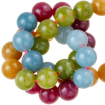 Witte Jade Kralen (8 mm) Berry Breeze (46 stuks)