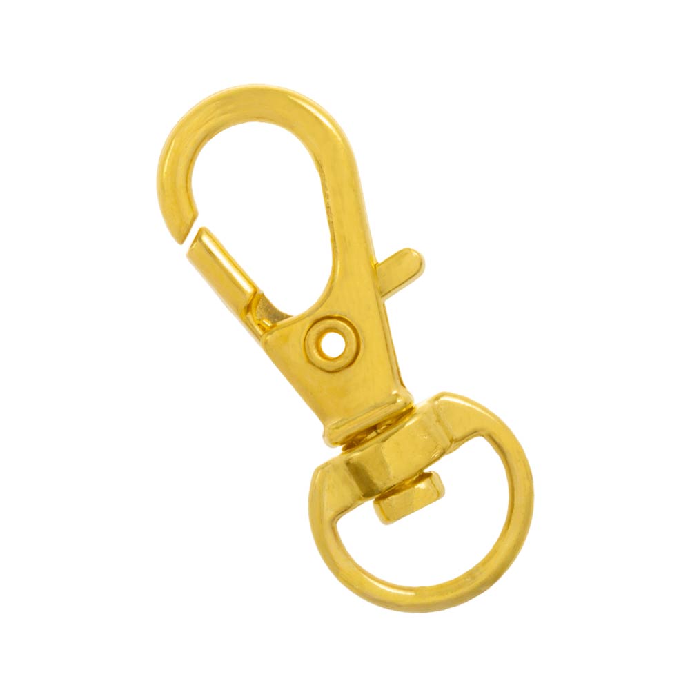 60 stuks sleutelhangers, cliphaken, draaisluitingen, lanyard, karabijnhaak met gedeelde sleutelringen (goud