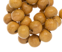 Exotic wooden beads