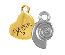 Metal charms