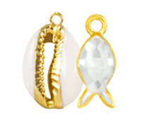 Shell charms