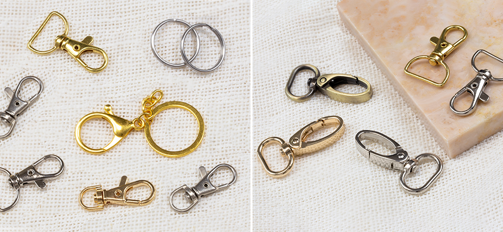 Assortiment met sleutelhangers